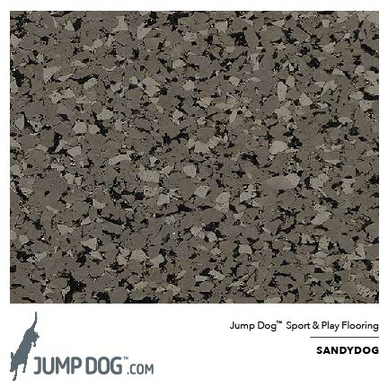 JDSportandPlayFlooringColors Sandy Dog - Jump Dog